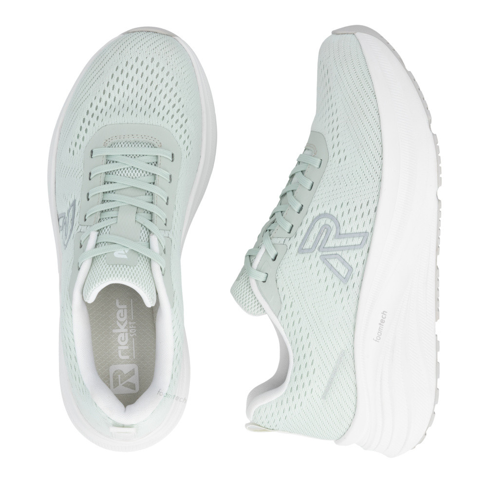 detail Dámské tenisky RIEKER W4101-52 zelená S6