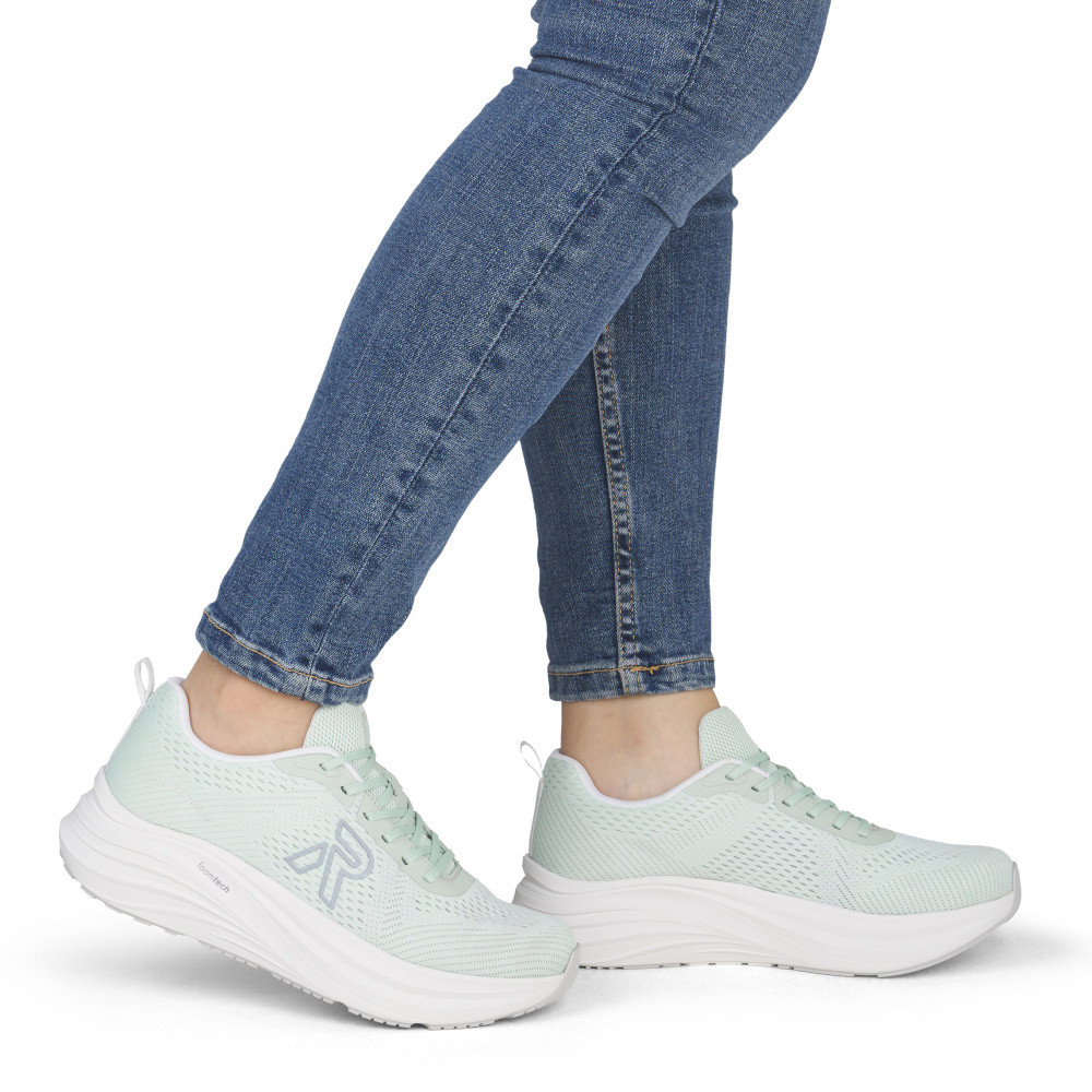 detail Dámské tenisky RIEKER W4101-52 zelená S6