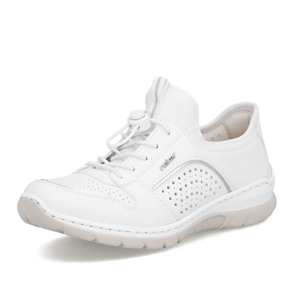 detail Dámské polobotky RIEKER L3293-81 bílá S6