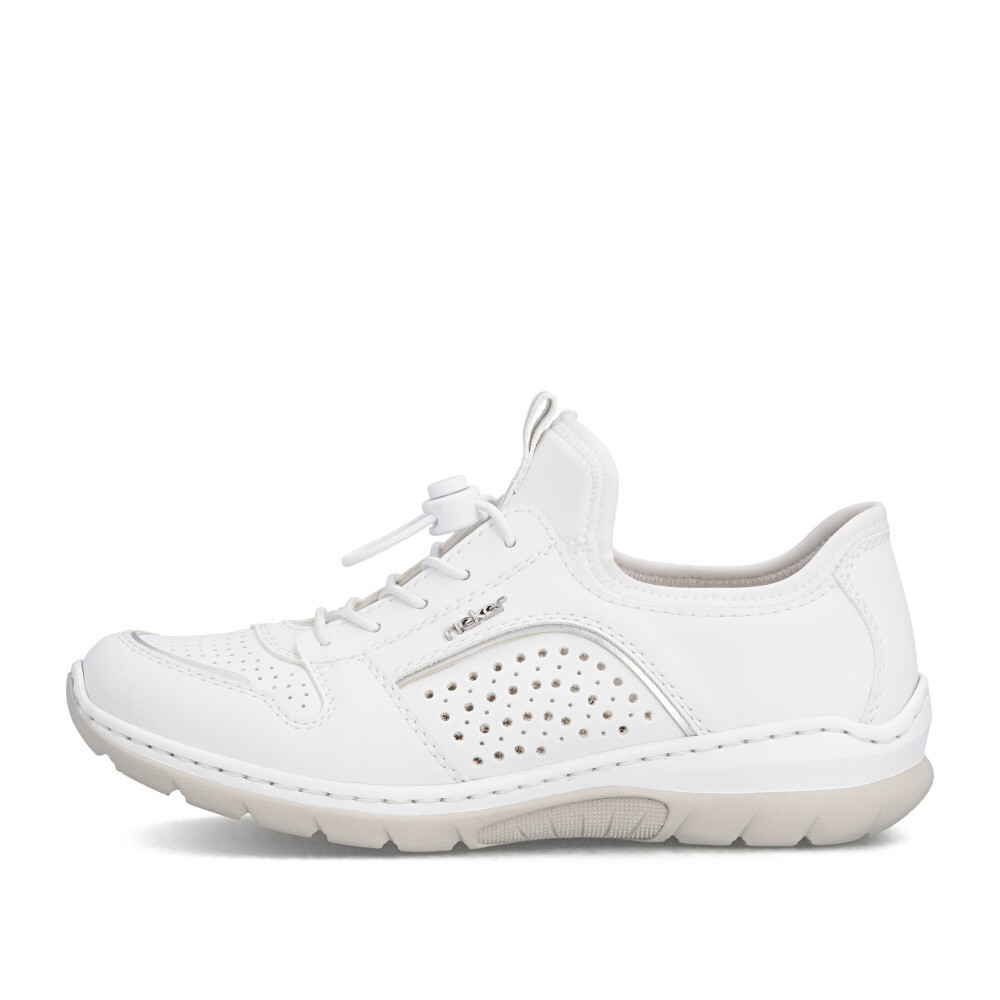 detail Dámské polobotky RIEKER L3293-81 bílá S6