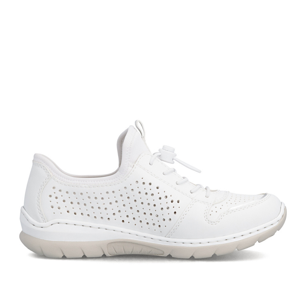 detail Dámské polobotky RIEKER L3293-81 bílá S6