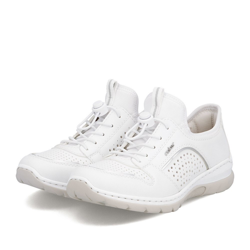 detail Dámské polobotky RIEKER L3293-81 bílá S6