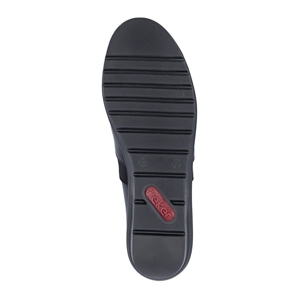 detail Dámské mokasíny RIEKER L5354-00 černá S6