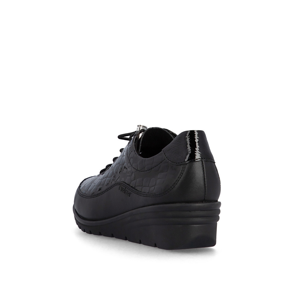 detail Dámské polobotky RIEKER L5355-00 černá S6