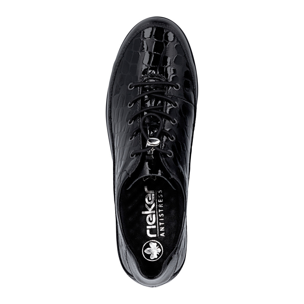 detail Dámské polobotky RIEKER L5355-00 černá S6