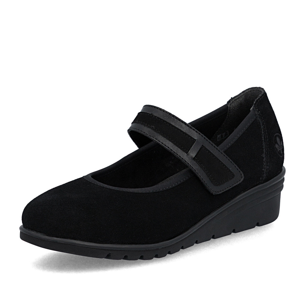 detail Dámské baleríny RIEKER L5357-00 černá S6