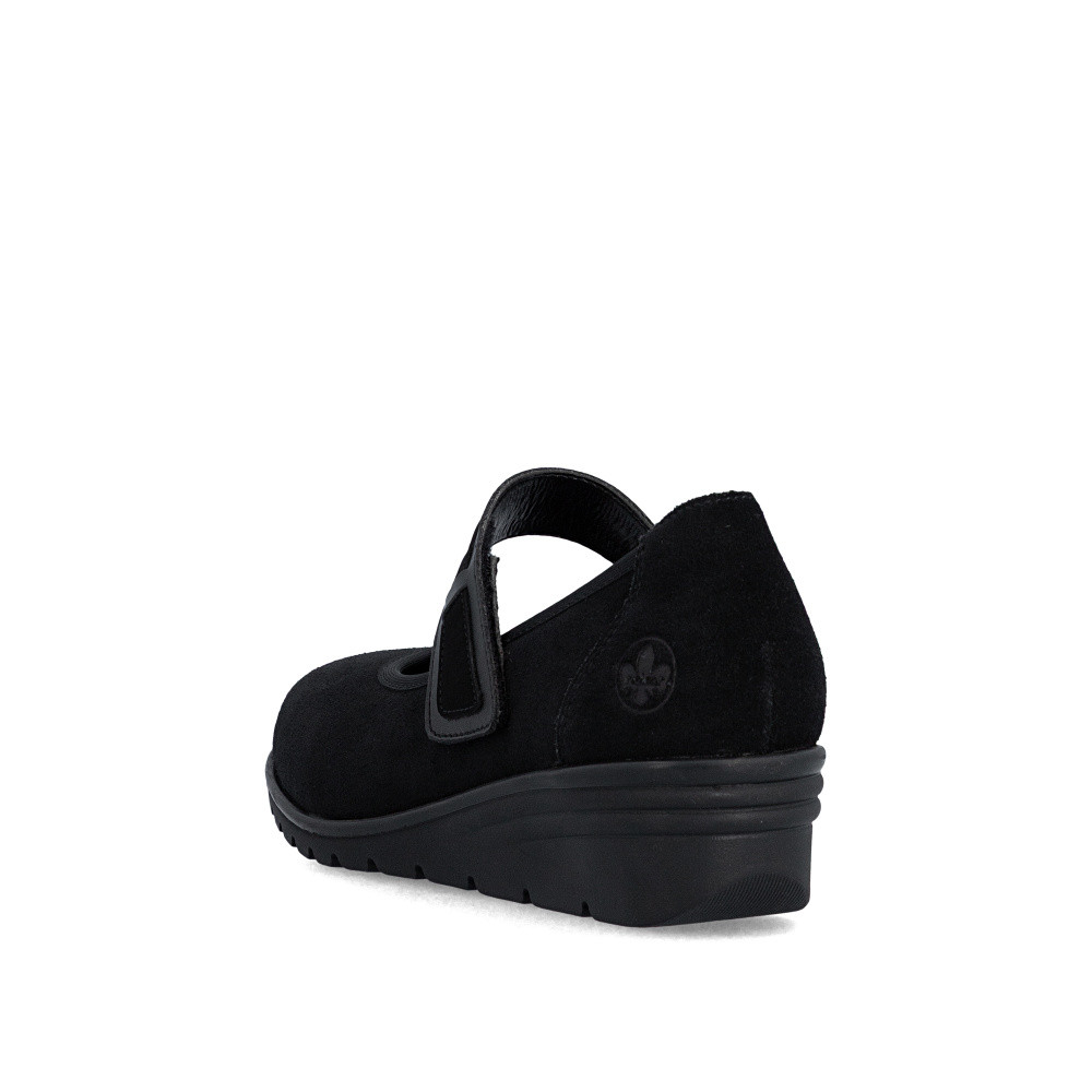 detail Dámské baleríny RIEKER L5357-00 černá S6