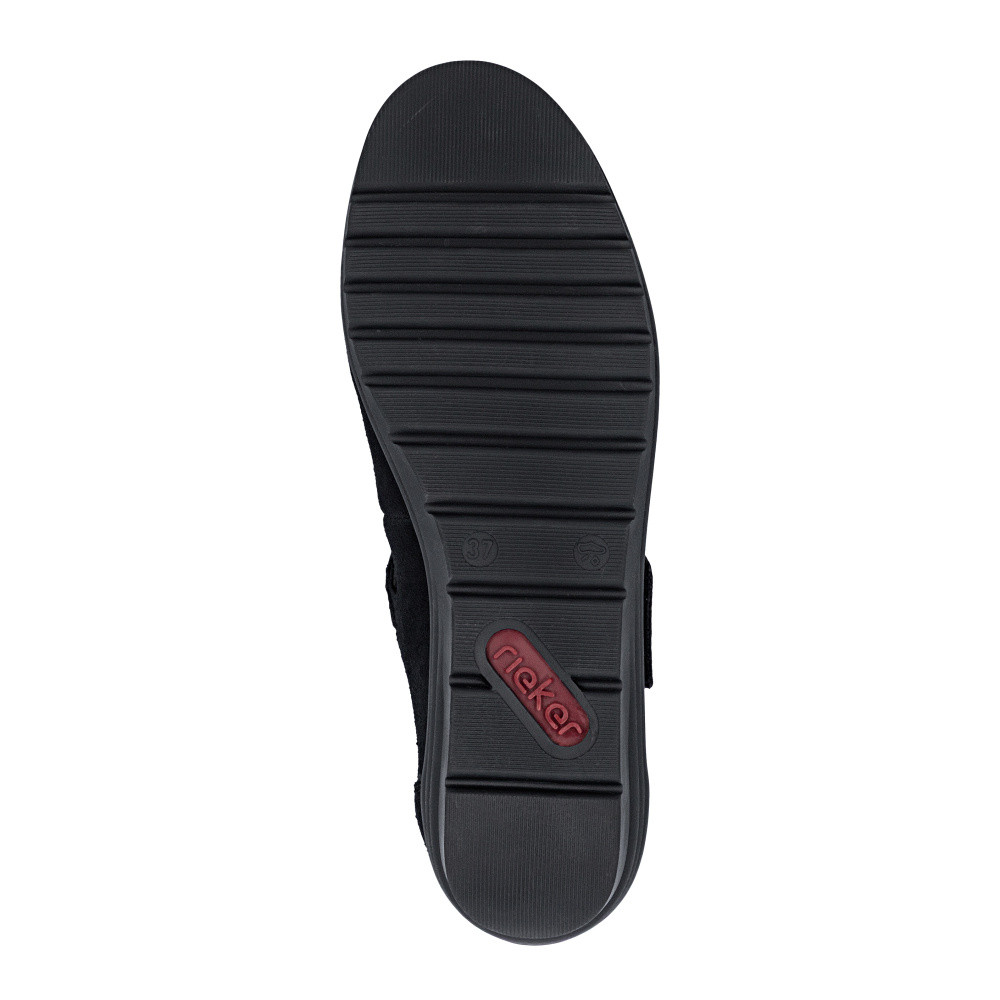 detail Dámské baleríny RIEKER L5357-00 černá S6