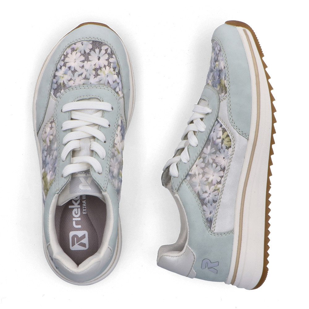 detail Dámske tenisky RIEKER L5812-91 zelená S6