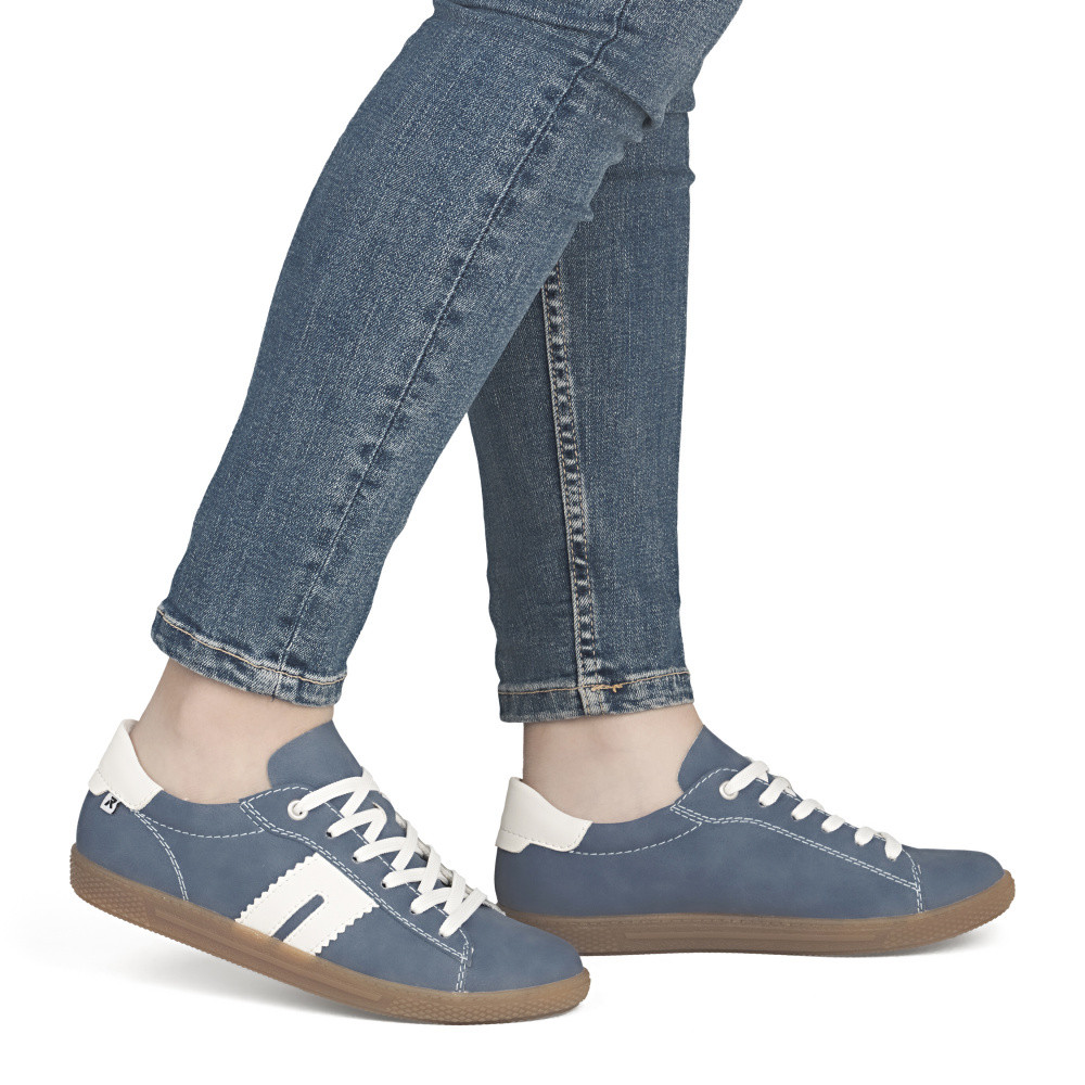 detail Dámské tenisky RIEKER L9702-14 modrá S6