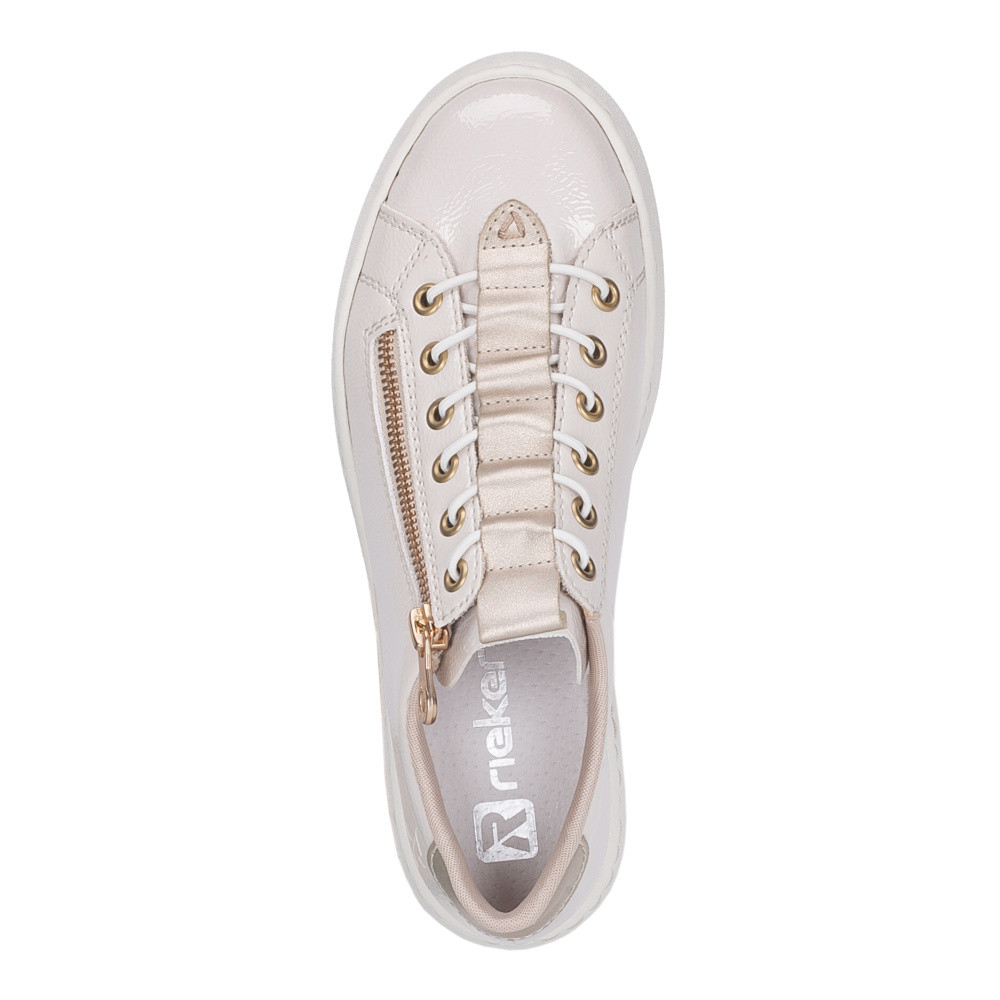 detail Dámské tenisky RIEKER M1953-80 béžová S6
