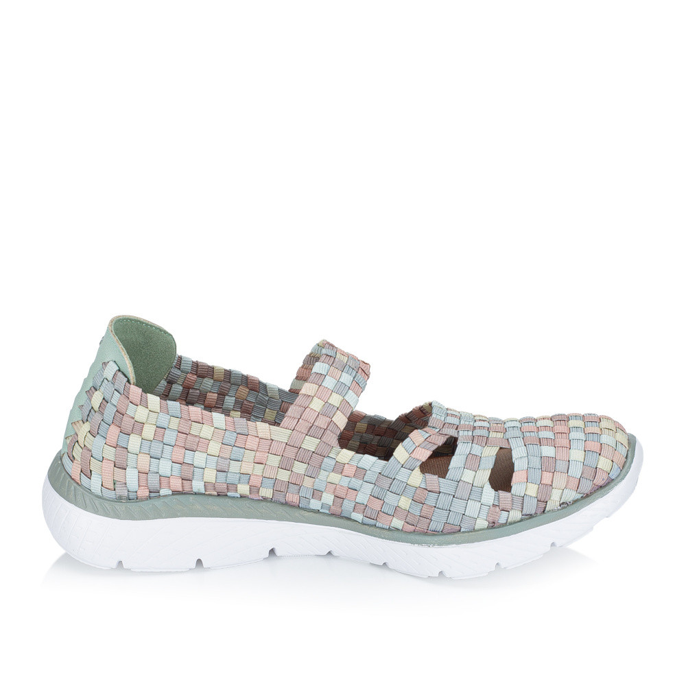 detail Dámské baleríny RIEKER M5059-91 zelená S6