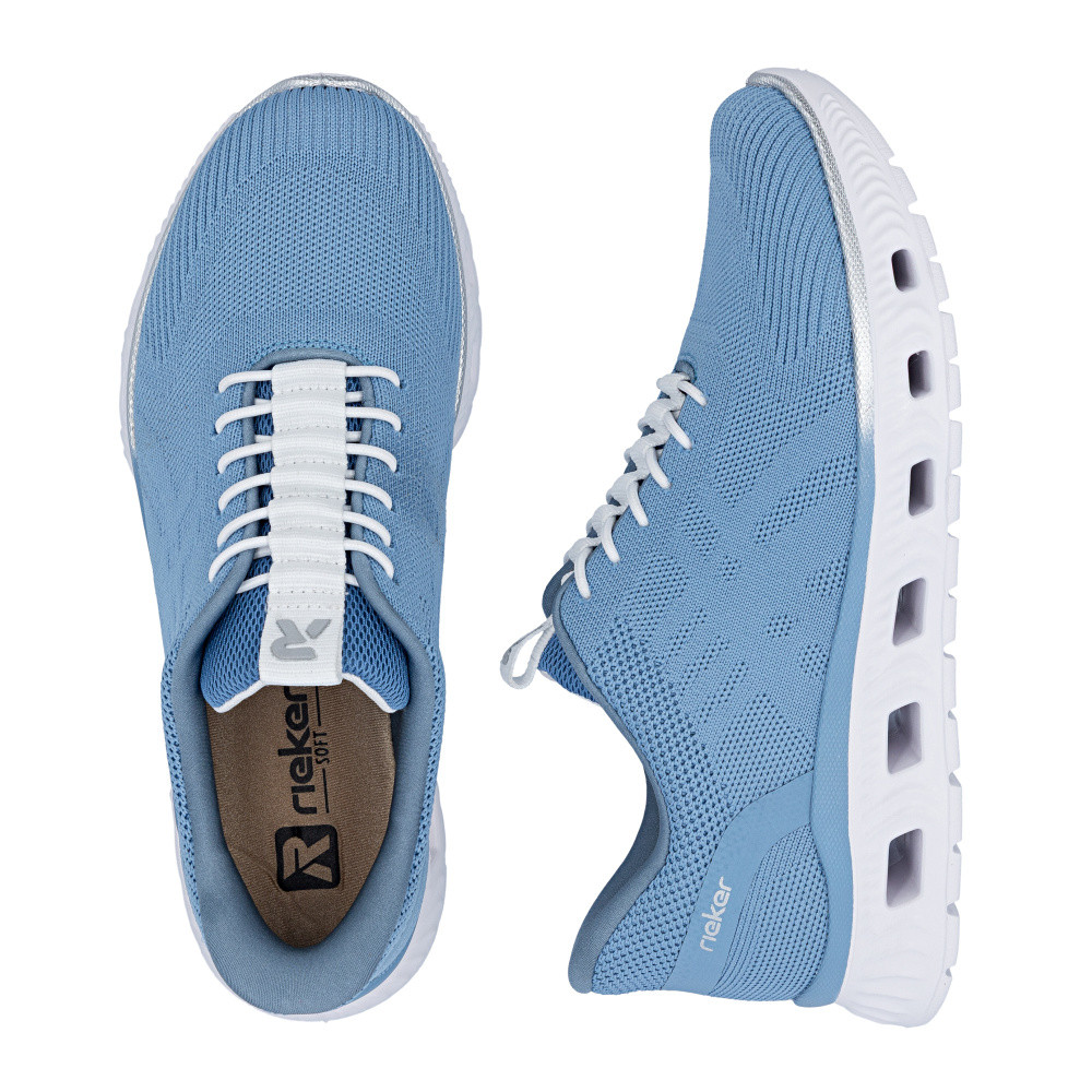 detail Dámské tenisky RIEKER M6075-12 modrá S6