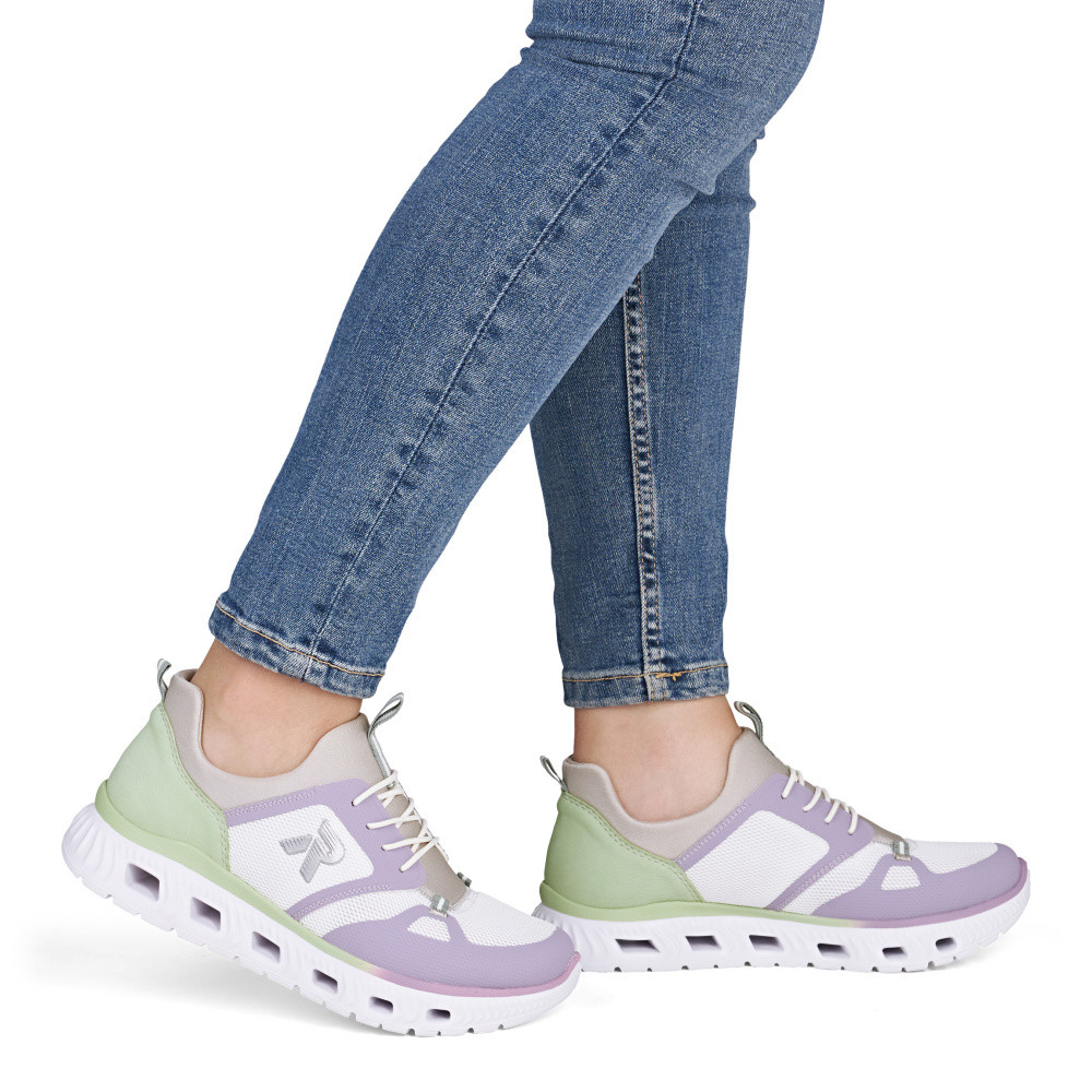 detail Dámské tenisky RIEKER M6078-90 bílá S6