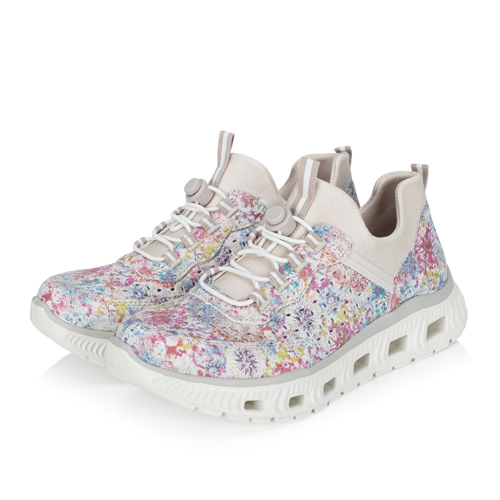 detail Dámské tenisky RIEKER M6081-90 béžová S6