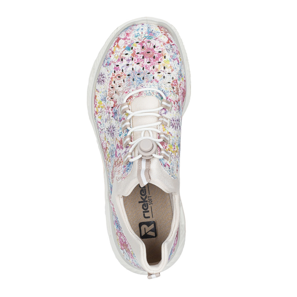 detail Dámské tenisky RIEKER M6081-90 béžová S6