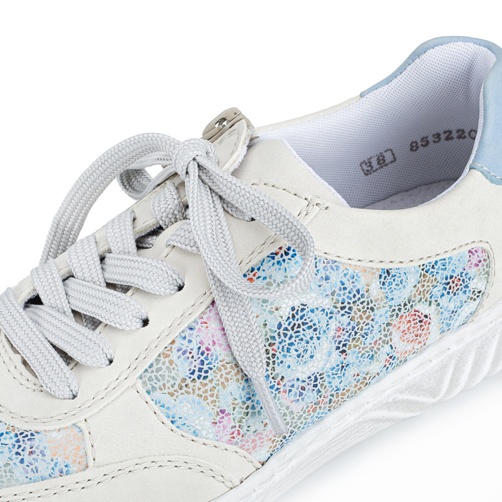 detail Dámské tenisky RIEKER N0904-90 béžová S6