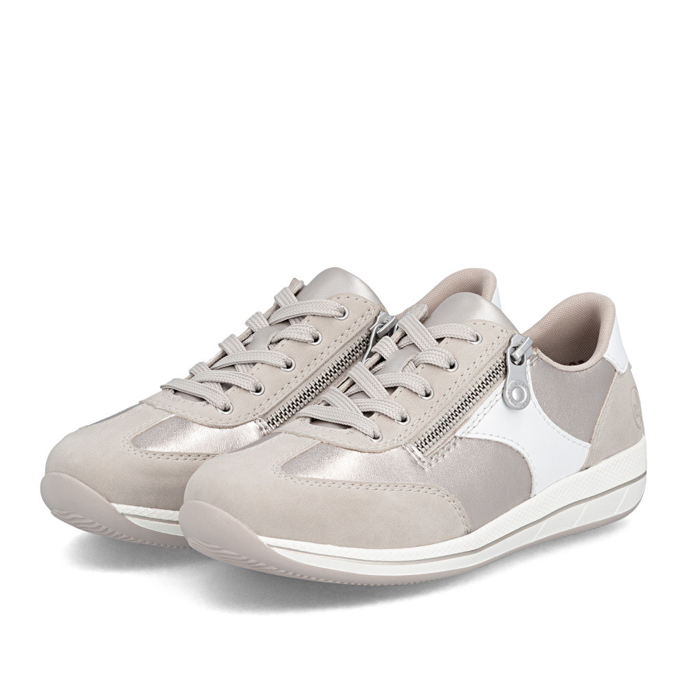 detail Dámské polobotky RIEKER N1103-90 béžová S6