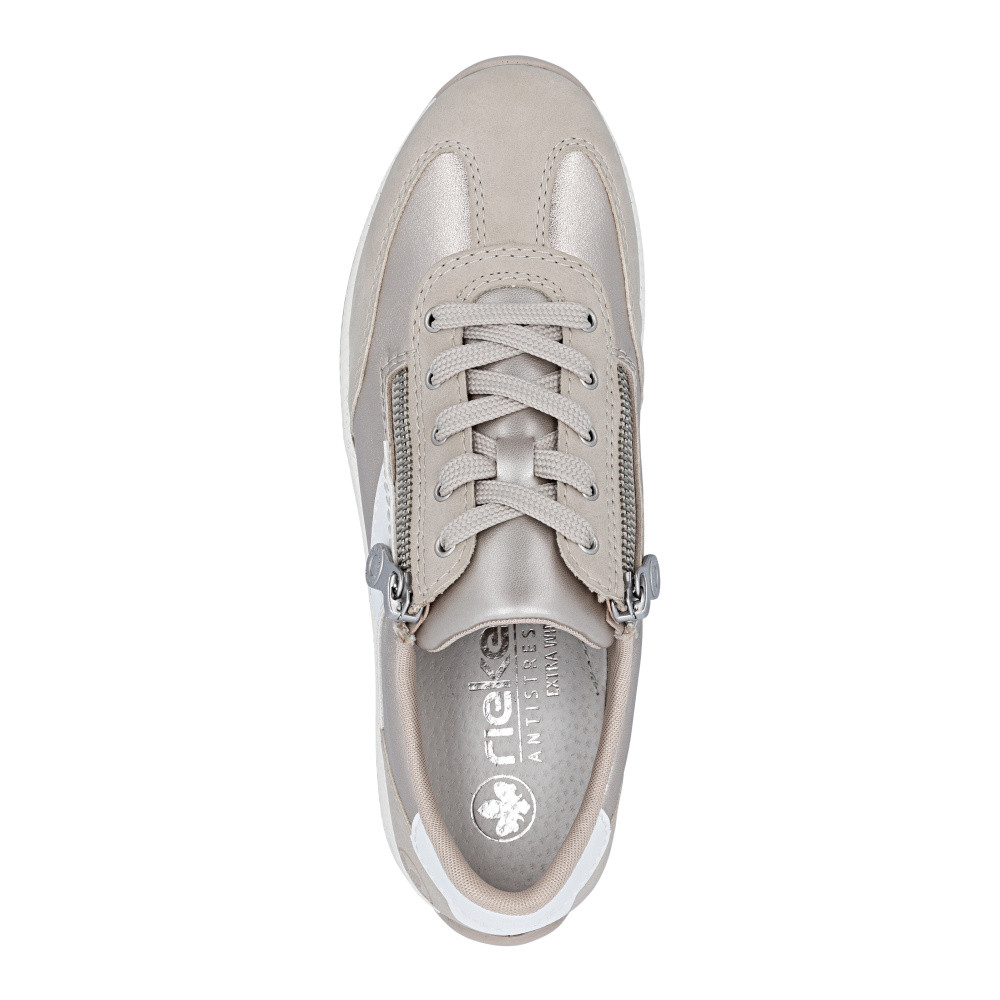 detail Dámské polobotky RIEKER N1103-90 béžová S6