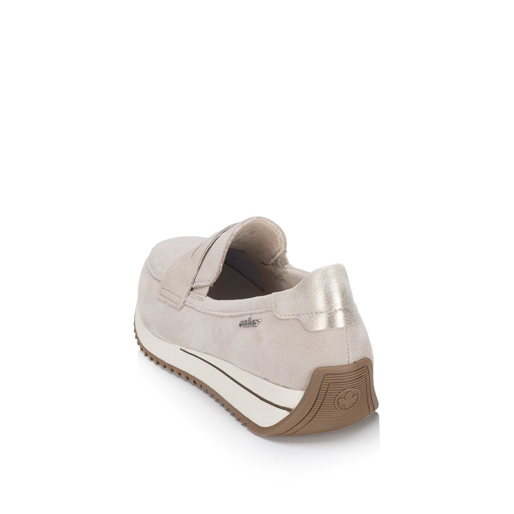 detail Dámské mokasíny RIEKER N1254-60 béžová S6