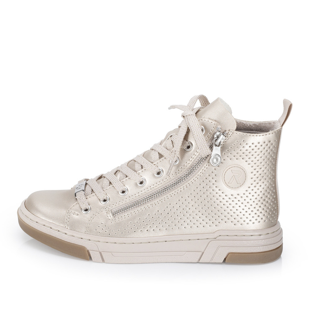 detail Dámské tenisky RIEKER N3945-93 zlatá S6