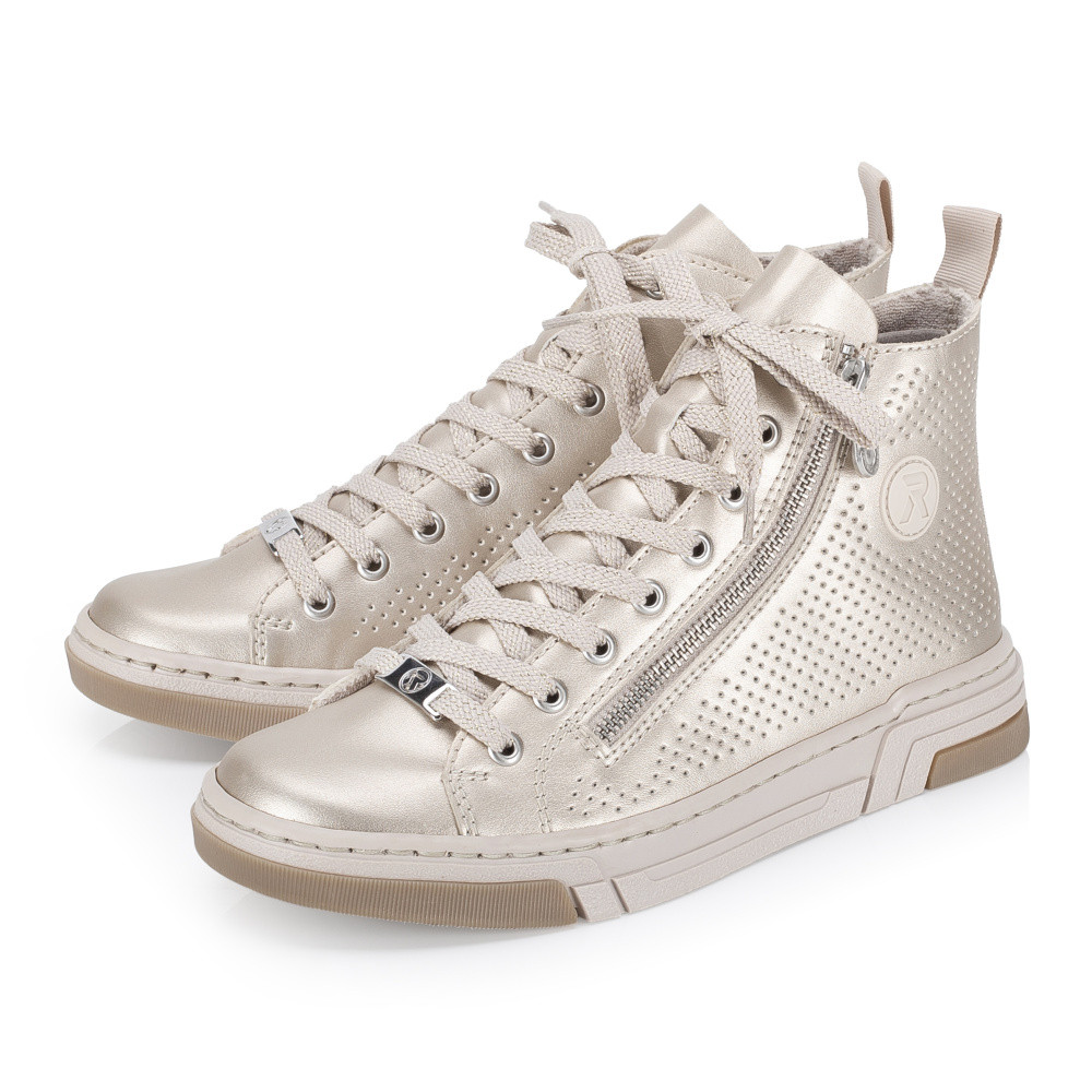 detail Dámské tenisky RIEKER N3945-93 zlatá S6