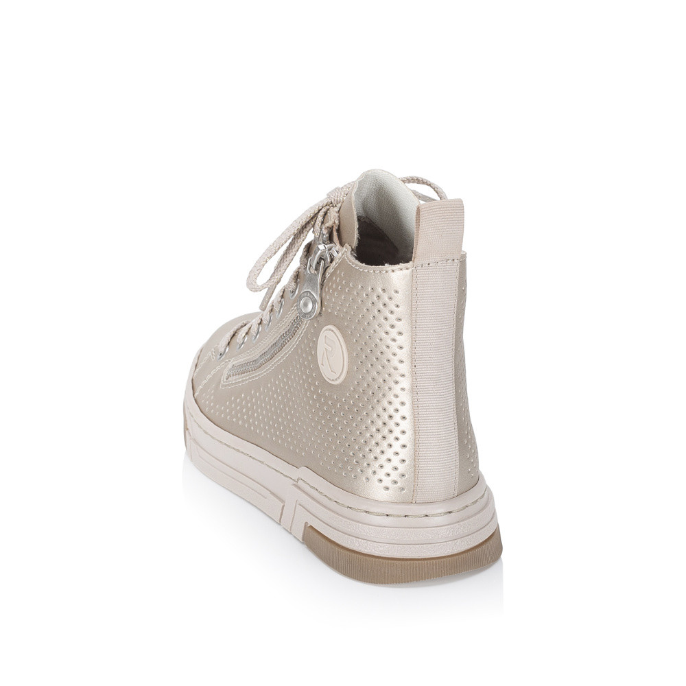 detail Dámské tenisky RIEKER N3945-93 zlatá S6