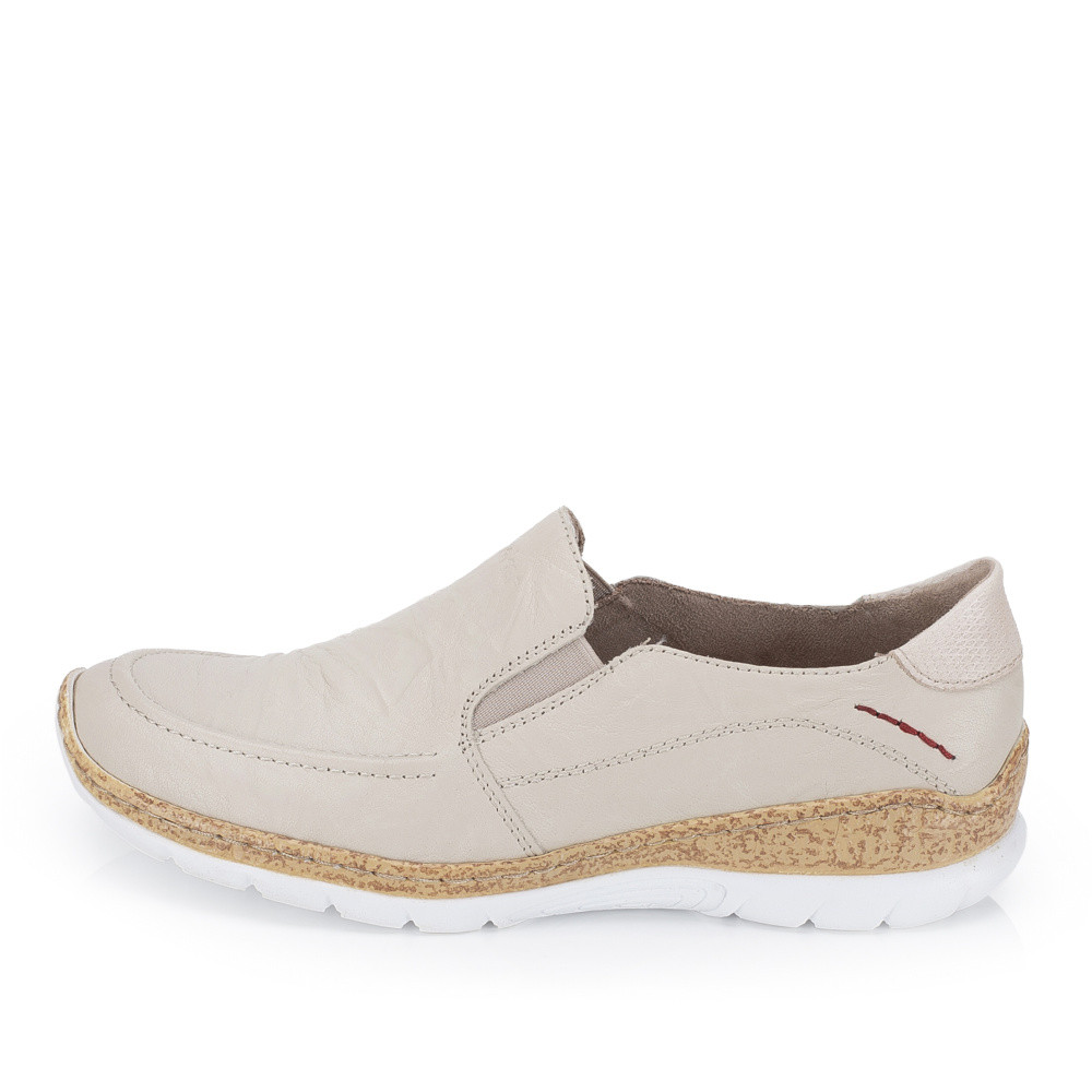 detail Dámské mokasíny RIEKER N4296-60 béžová S6