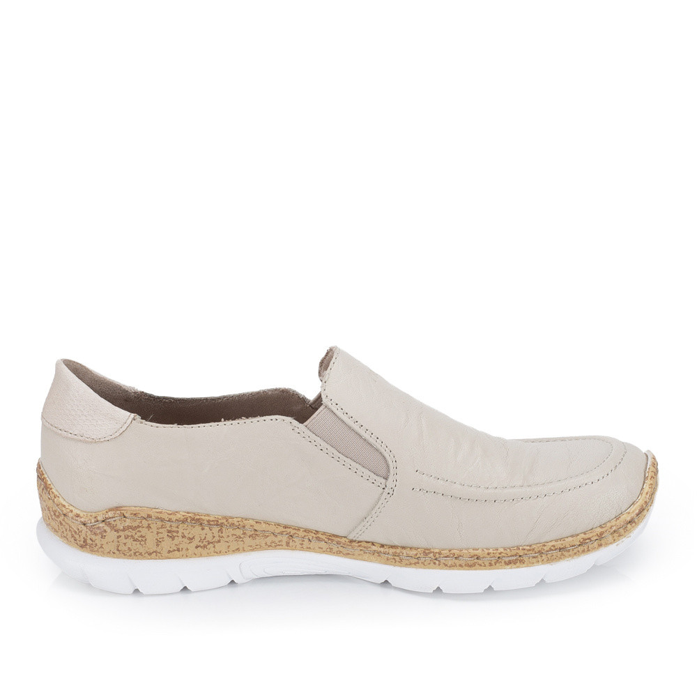 detail Dámské mokasíny RIEKER N4296-60 béžová S6