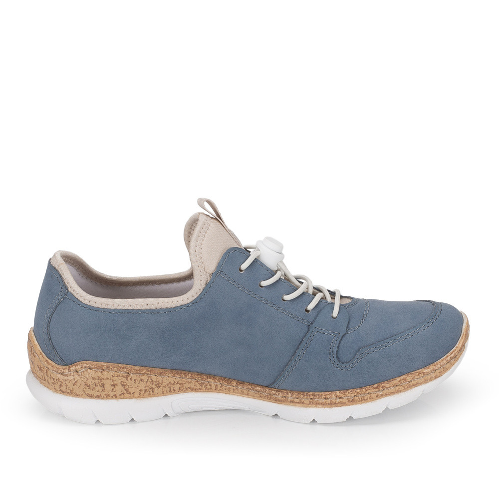 detail Dámské polobotky RIEKER N42G0-14 modrá S6