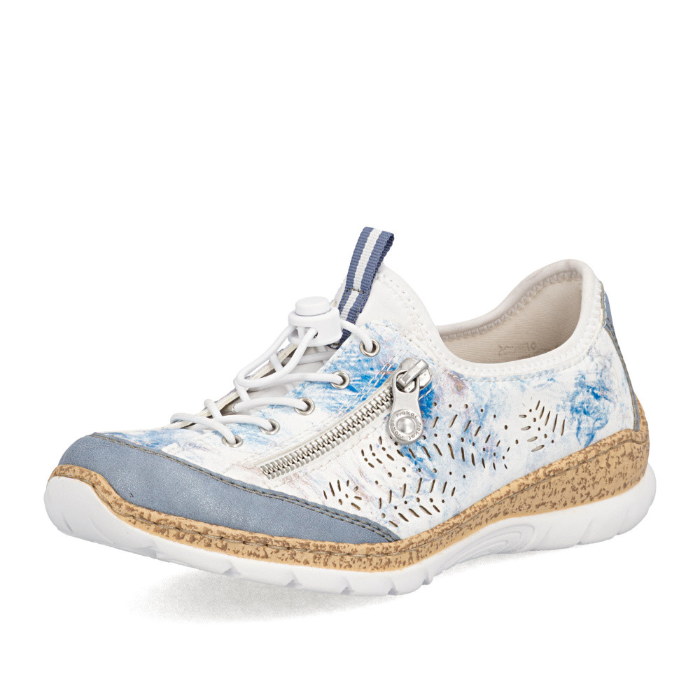 detail Dámské polobotky RIEKER N42K6-90 bílá S6