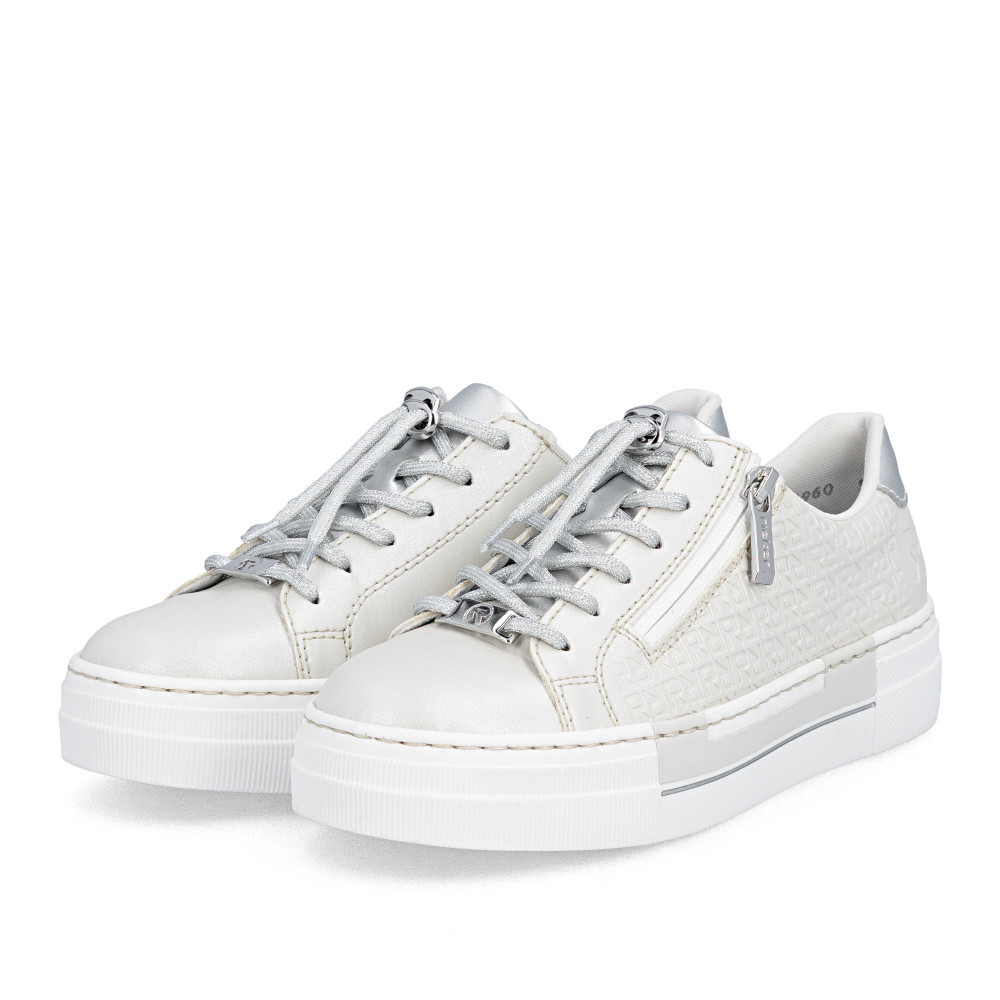 detail Dámské tenisky RIEKER N4960-90 stříbrná S6