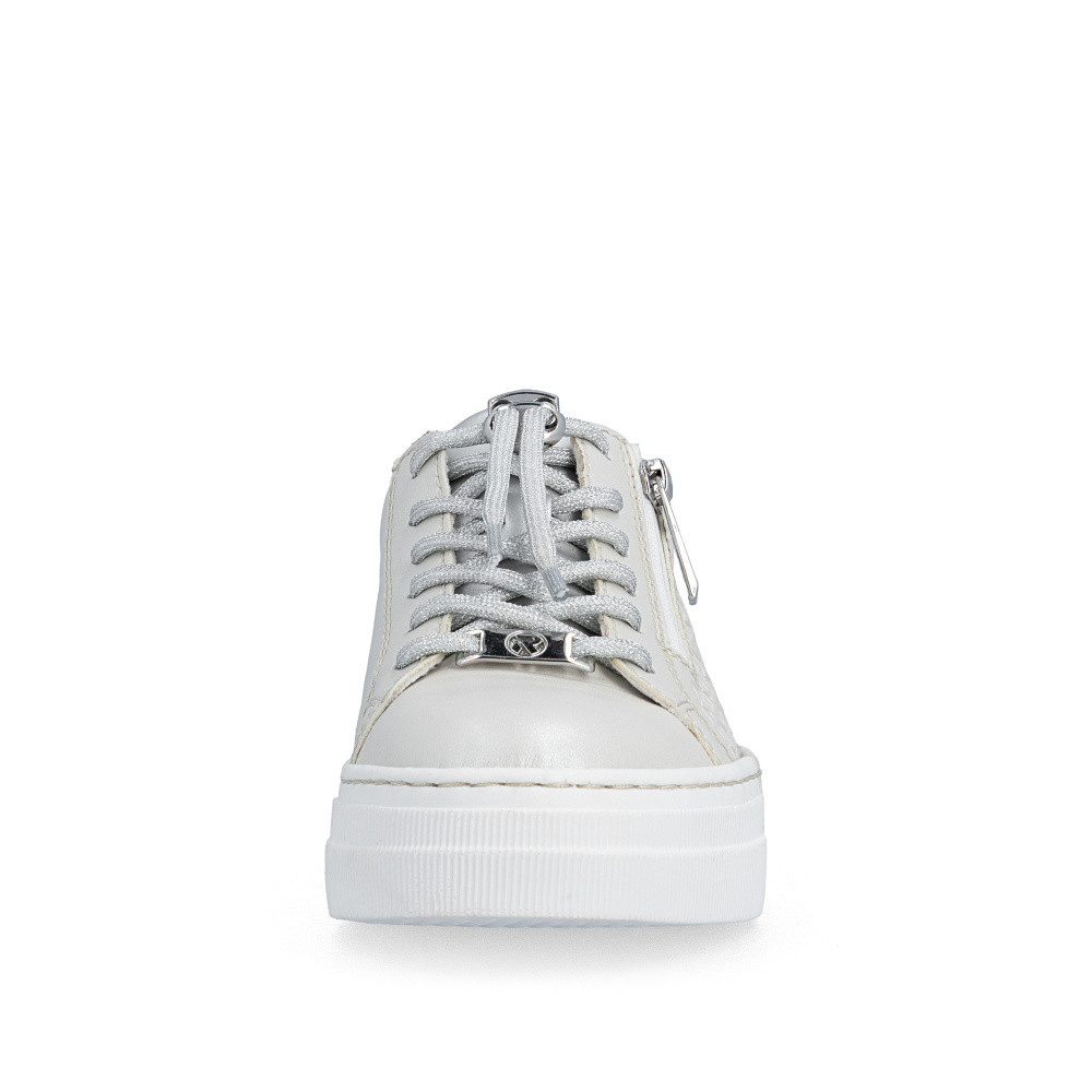 detail Dámské tenisky RIEKER N4960-90 stříbrná S6