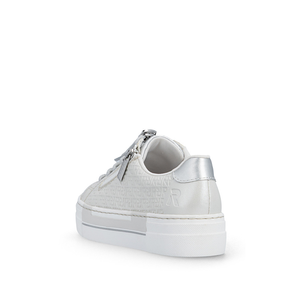 detail Dámské tenisky RIEKER N4960-90 stříbrná S6