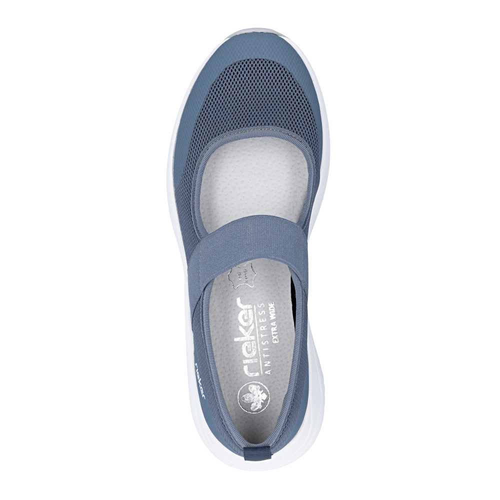 detail Dámské baleríny RIEKER N8551-12 modrá S6