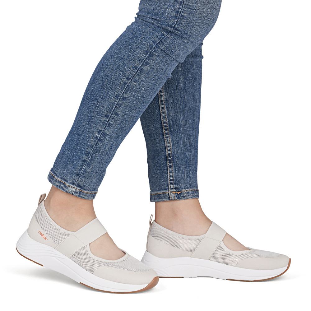 detail Dámské baleríny RIEKER N8551-60 béžová S6