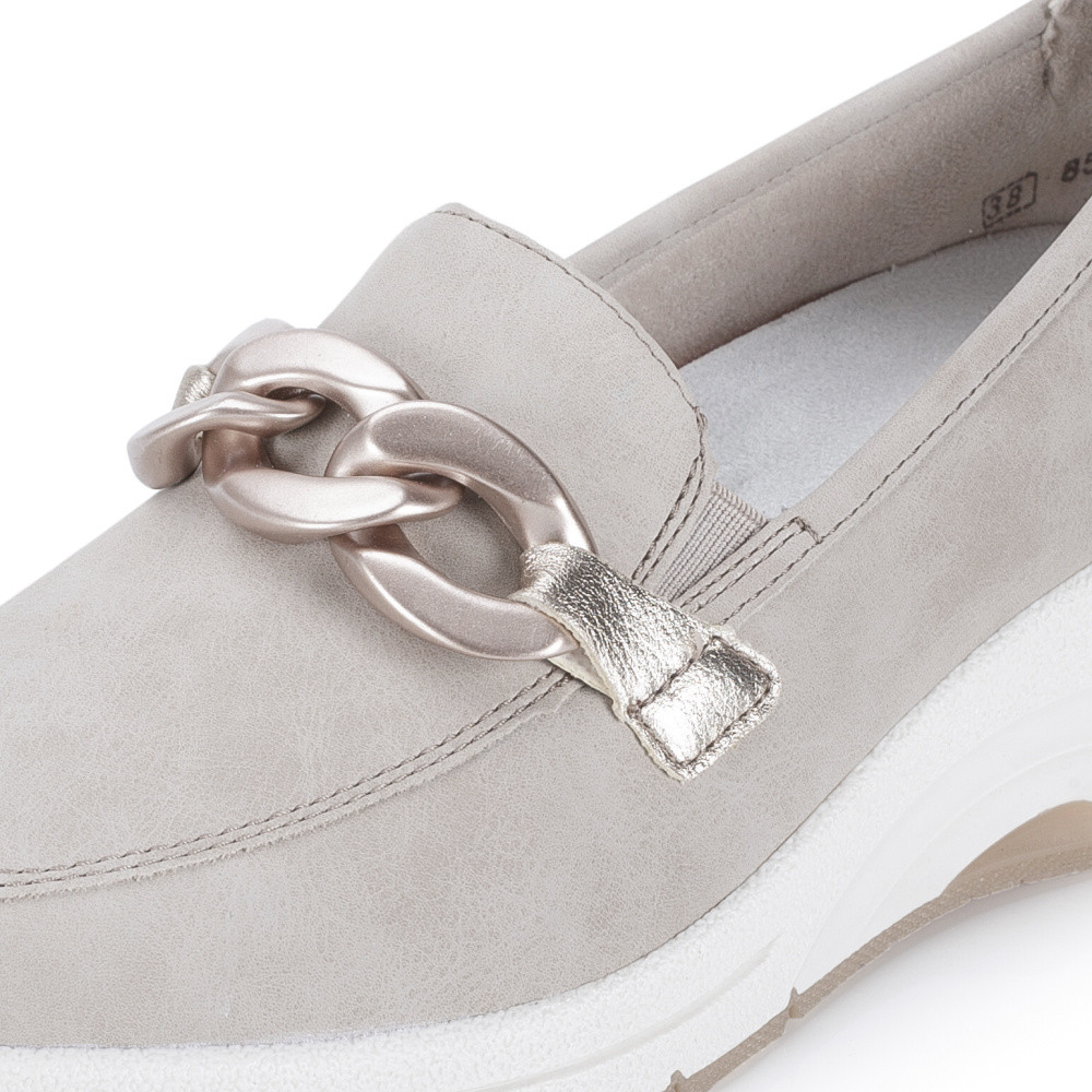 detail Dámské mokasíny RIEKER N9350-62 béžová S6