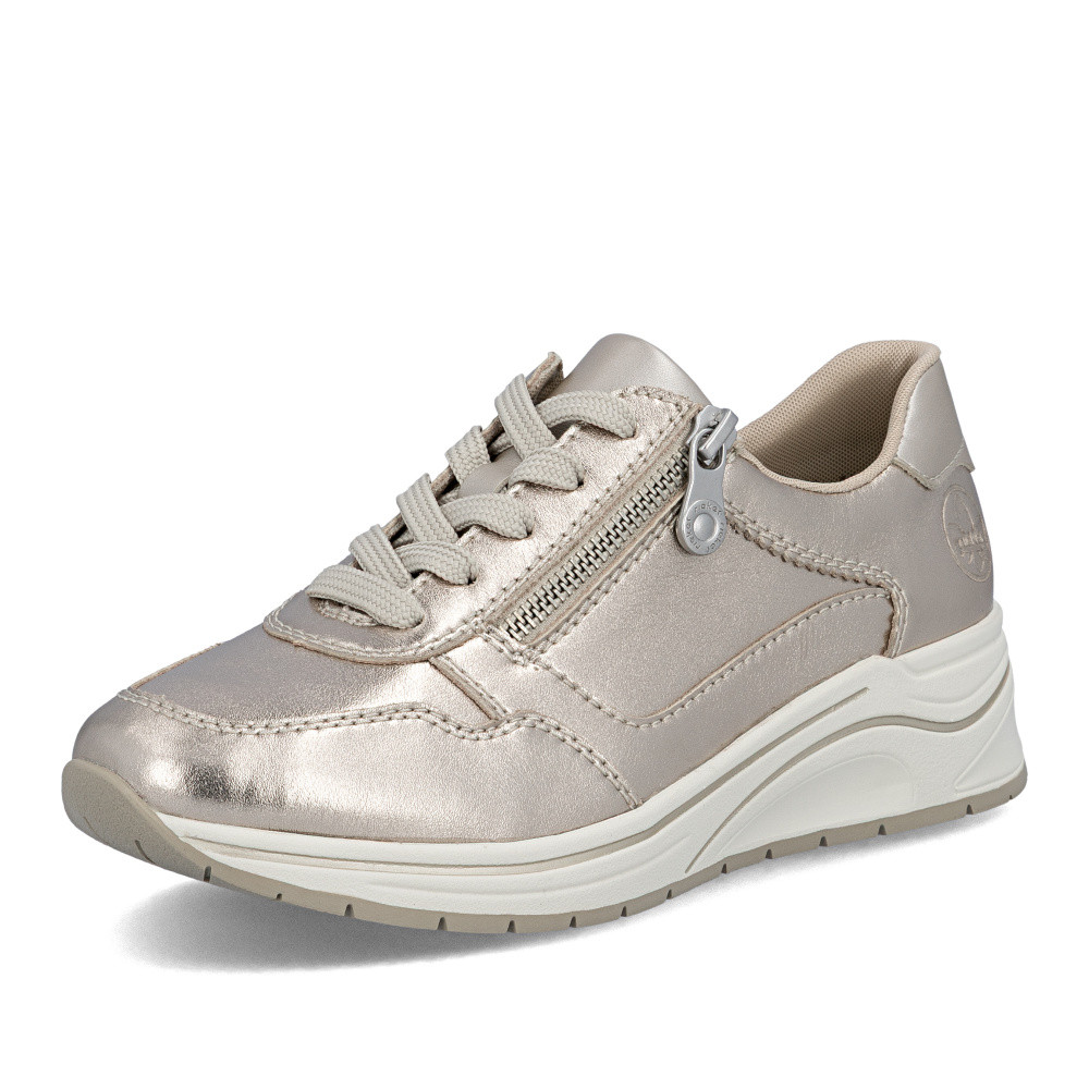 detail Dámské tenisky RIEKER N9501-90 zlatá S6