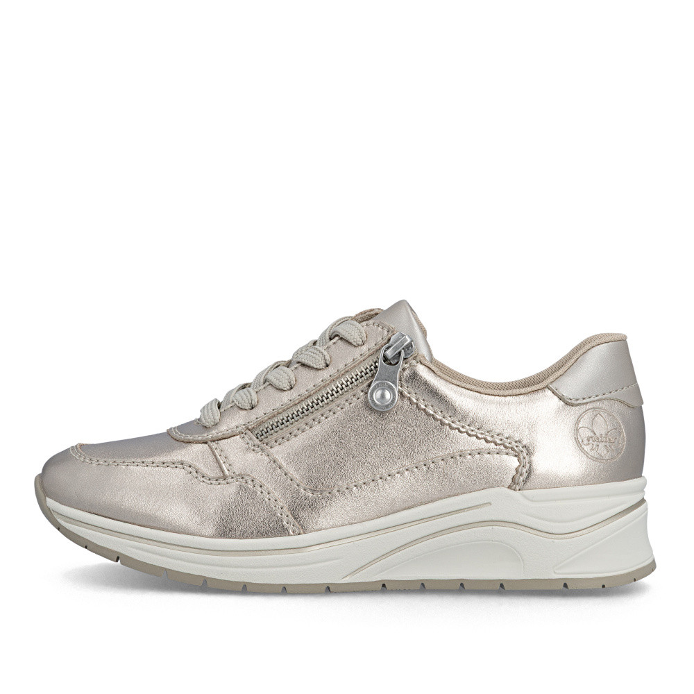 detail Dámské tenisky RIEKER N9501-90 zlatá S6