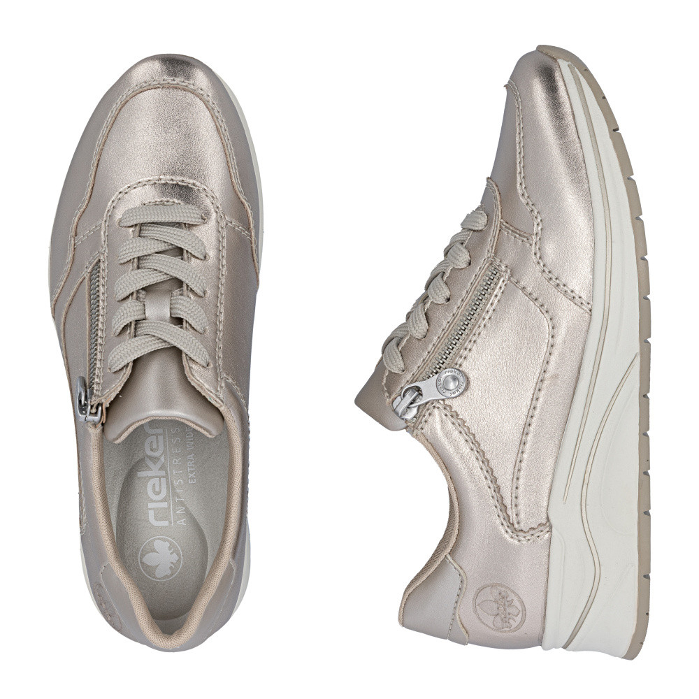 detail Dámské tenisky RIEKER N9501-90 zlatá S6