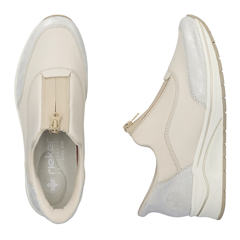 detail Dámské tenisky RIEKER N9553-60 béžová S6