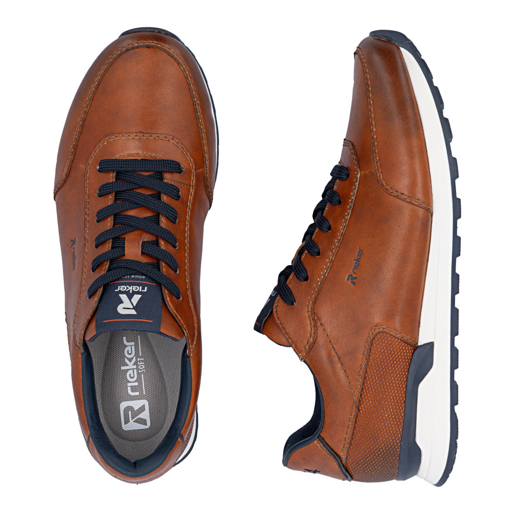 detail Pánské polobotky RIEKER U0314-24 hnědá S6