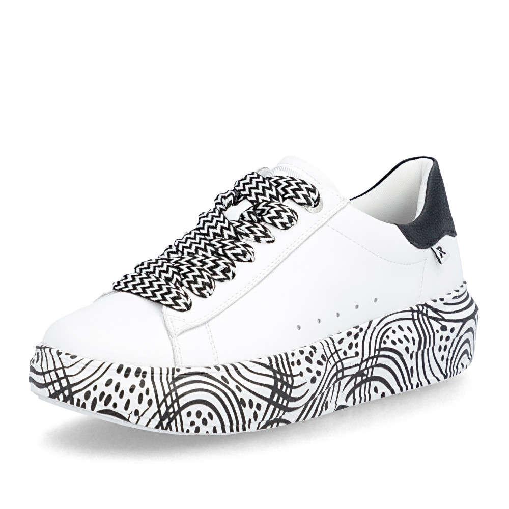 detail Dámské tenisky RIEKER W1201-83 bílá S6