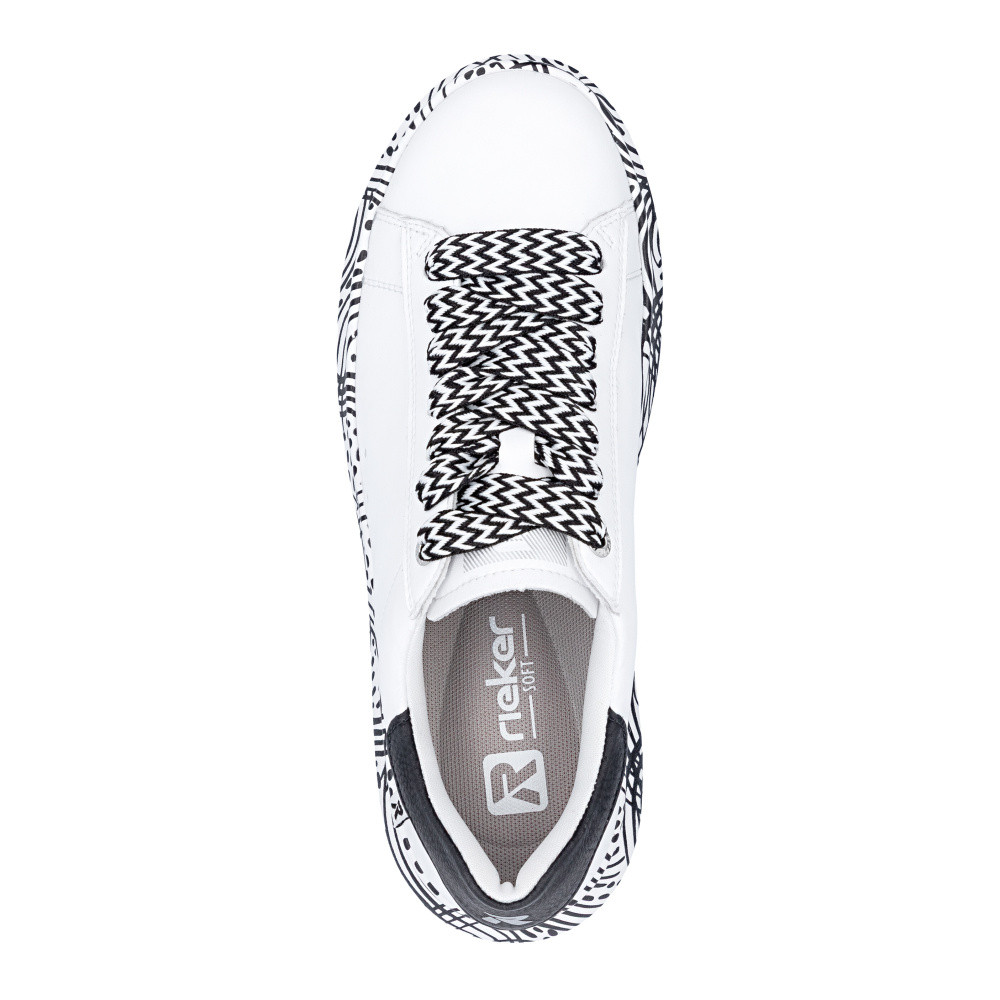 detail Dámské tenisky RIEKER W1201-83 bílá S6