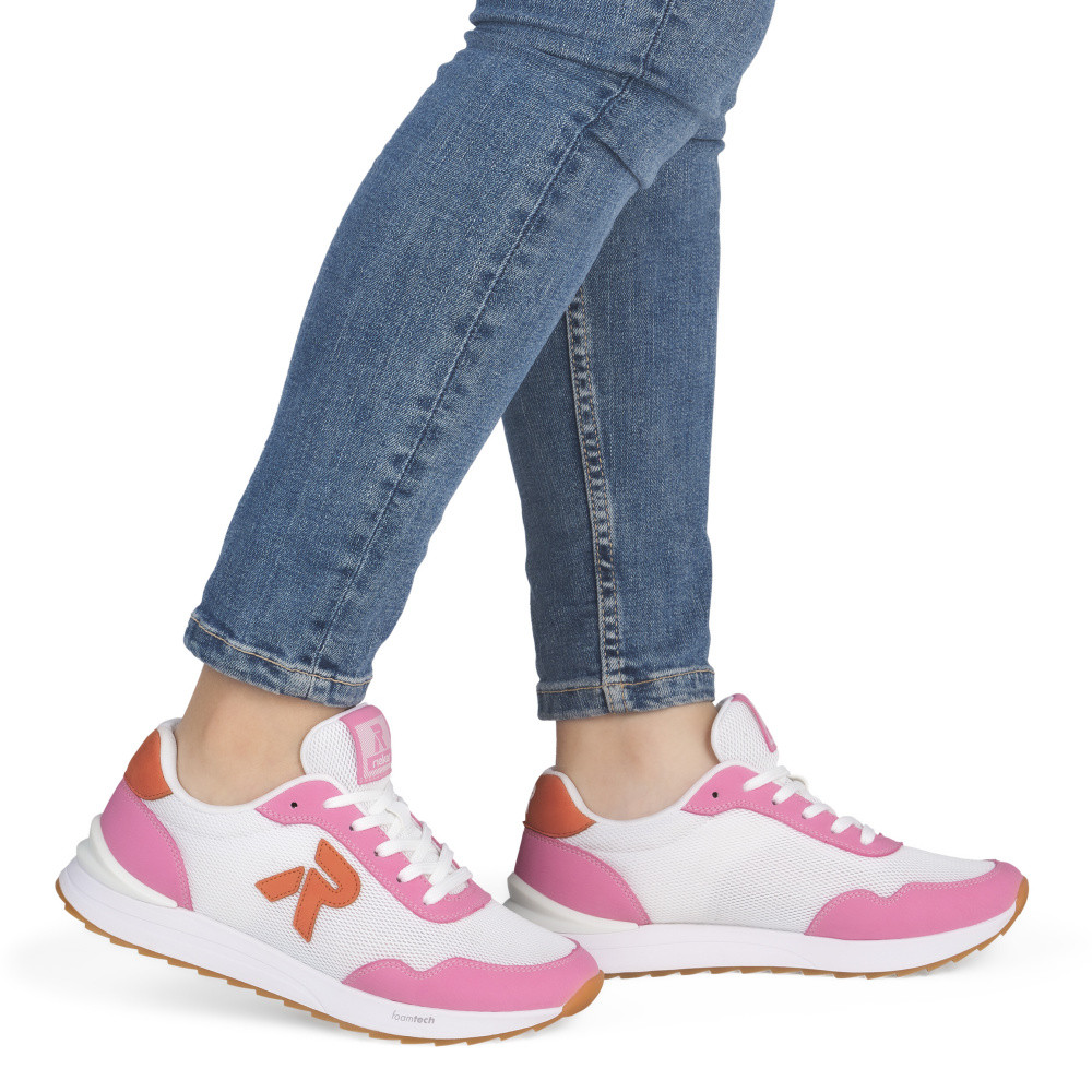 detail Dámské tenisky RIEKER W2404-80 bílá S6