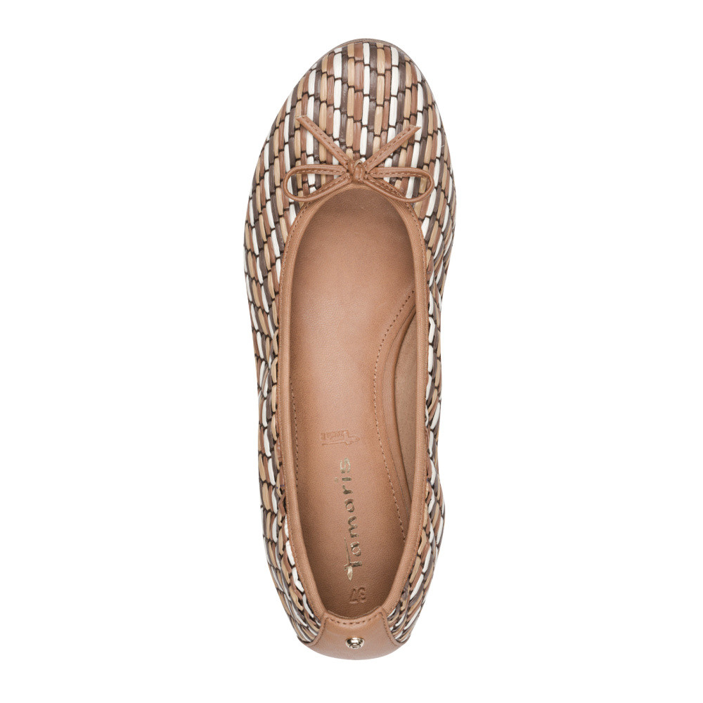 detail Dámské baleríny TAMARIS 22134-46-392 hnědá S6