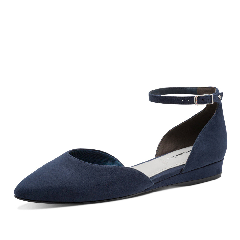 detail Dámské baleríny TAMARIS 22155-46-805 modrá S6