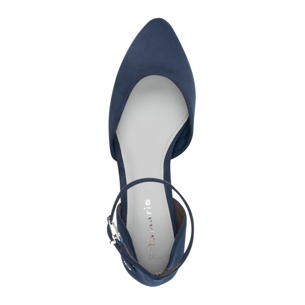 detail Dámské baleríny TAMARIS 22155-46-805 modrá S6