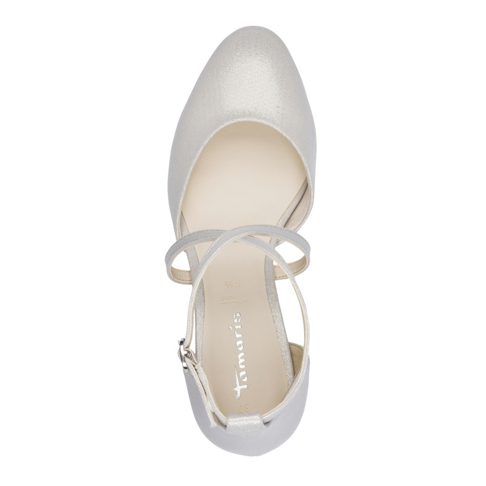 detail Dámské lodičky TAMARIS 22438-46-970 stříbrná S6