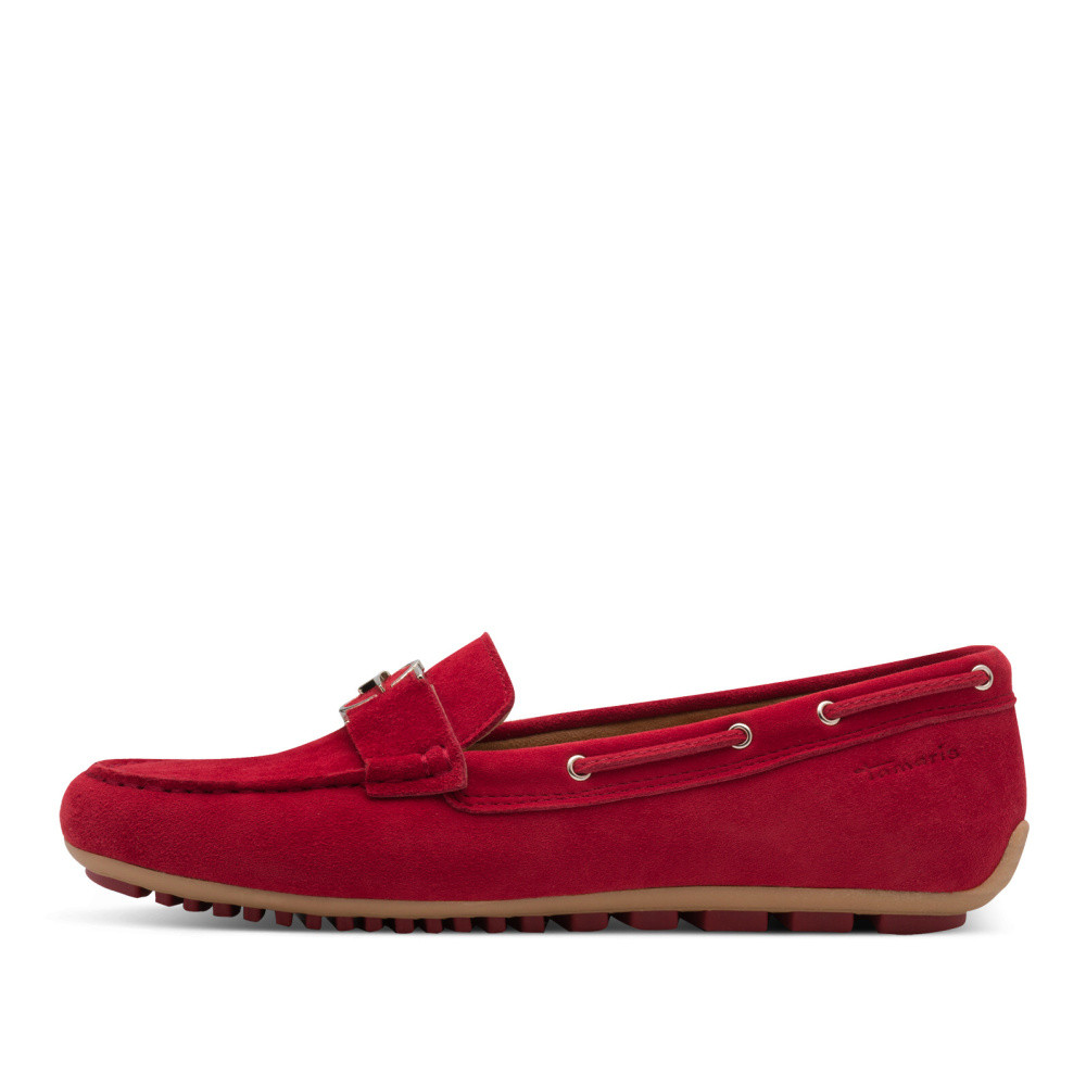 detail Dámské mokasíny TAMARIS 24630-44-500 červená S6